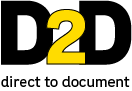 D2D – direct to document Logo
